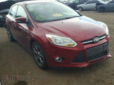 2014 Ford FOCUS Focus SE, red — VIN 1FADP3K25EL158309, Copart