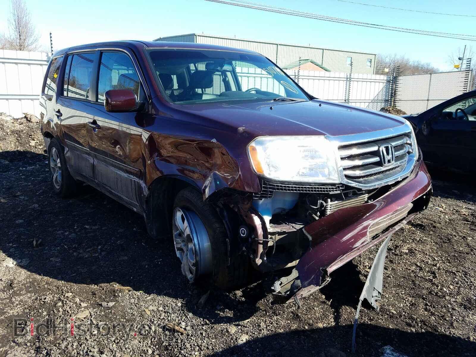 Фотография 5FNYF4H61CB018594 - HONDA PILOT 2012