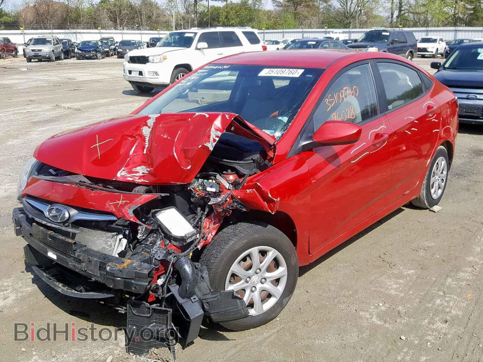 2014 HYUNDAI ACCENT - VIN: KMHCT4AE4EU633067 - Фото 2