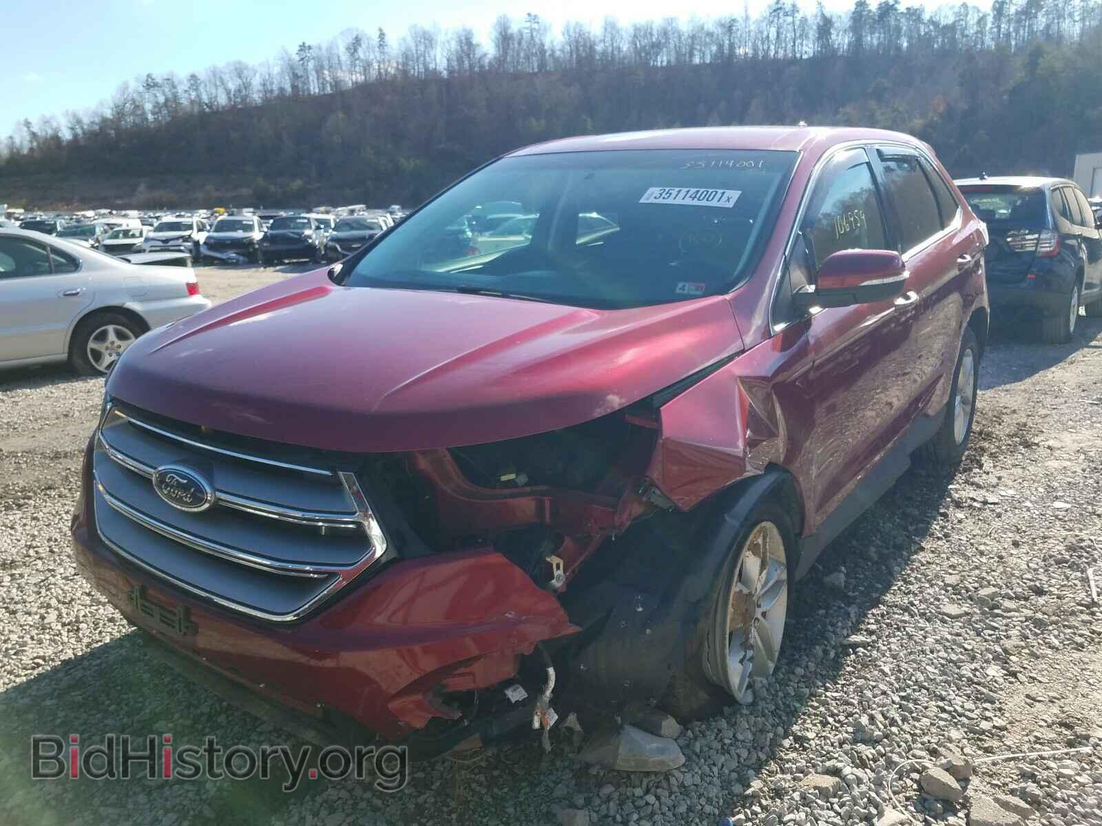 2016 FORD EDGE - VIN: 2FMPK4J87GBB23920 - Фото 2