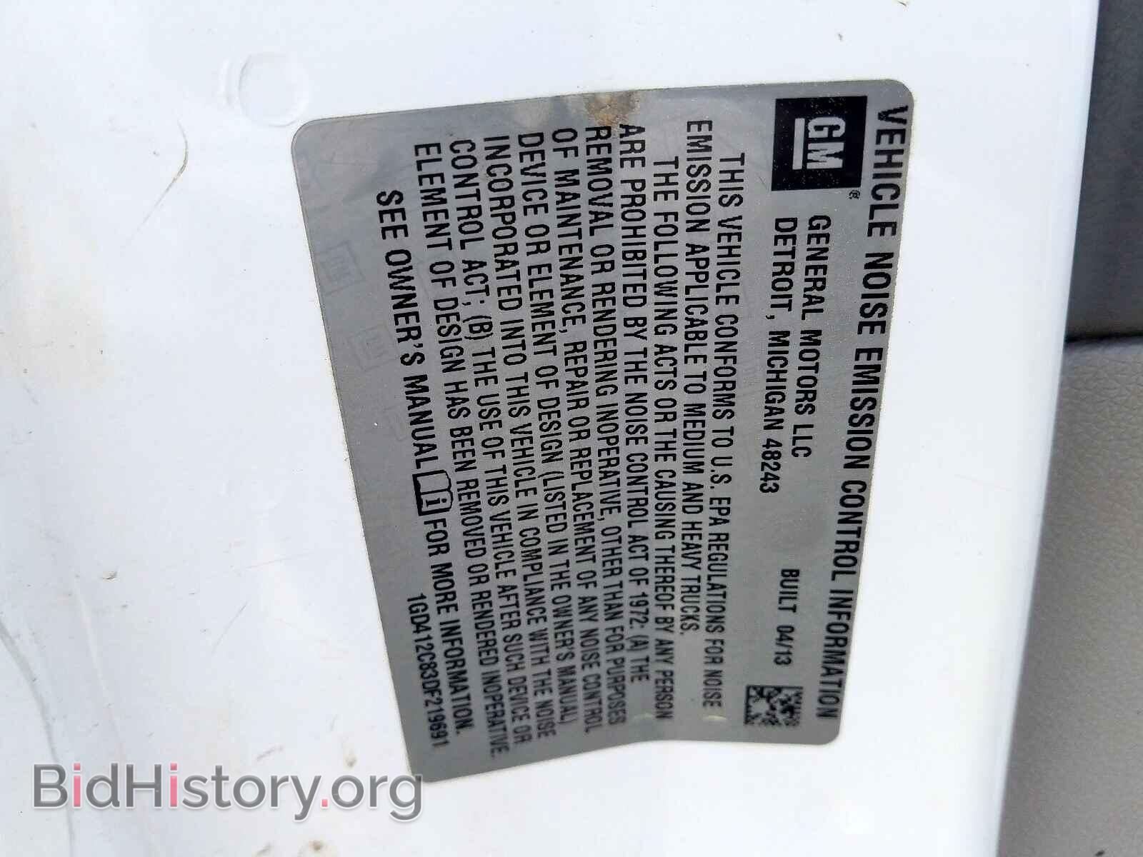 2013 GMC SIERRA - VIN: 1GD412C83DF219691 - Фото 10