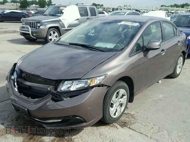 2013 HONDA CIVIC - VIN: 2HGFB2F52DH558504 - Фото 2