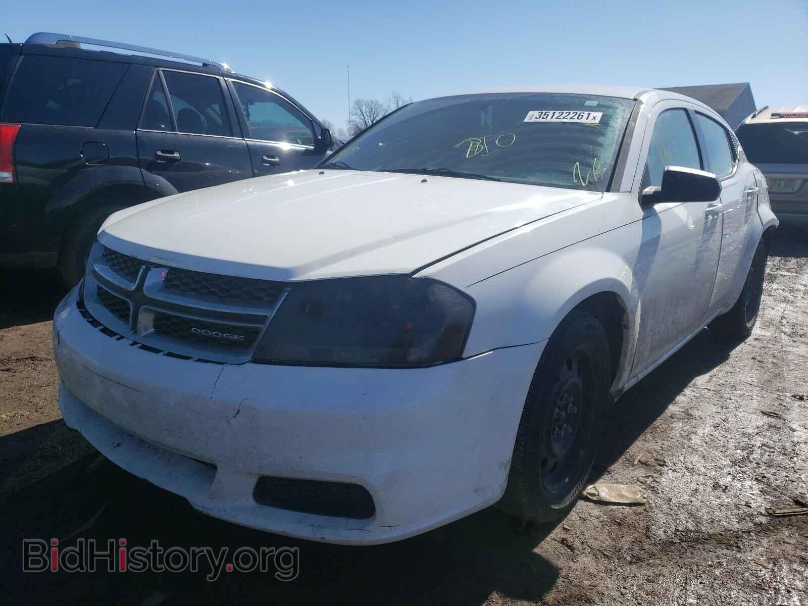 2012 DODGE AVENGER - VIN: 1C3CDZAB3CN129061 - Фото 2