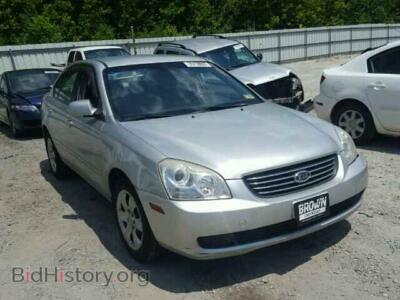 2007 Kia OPTIMA Optima LX/, серебристый — VIN KNAGE123075137561, Copart