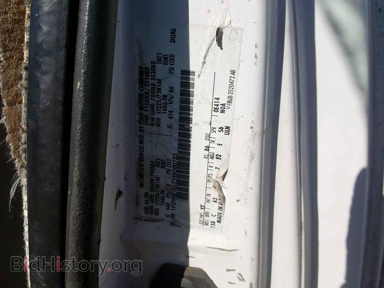 2000 FORD ECONOLINE - VIN: 1FDWE35L7YHC00723 - Photo 10