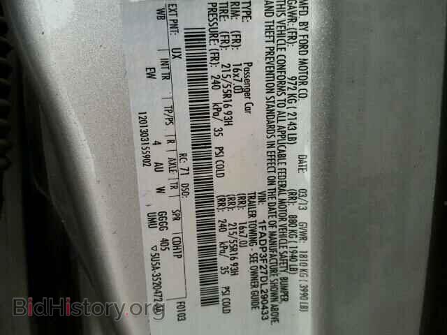 2013 FORD FOCUS - VIN: 1FADP3F27DL290433 - Photo 10
