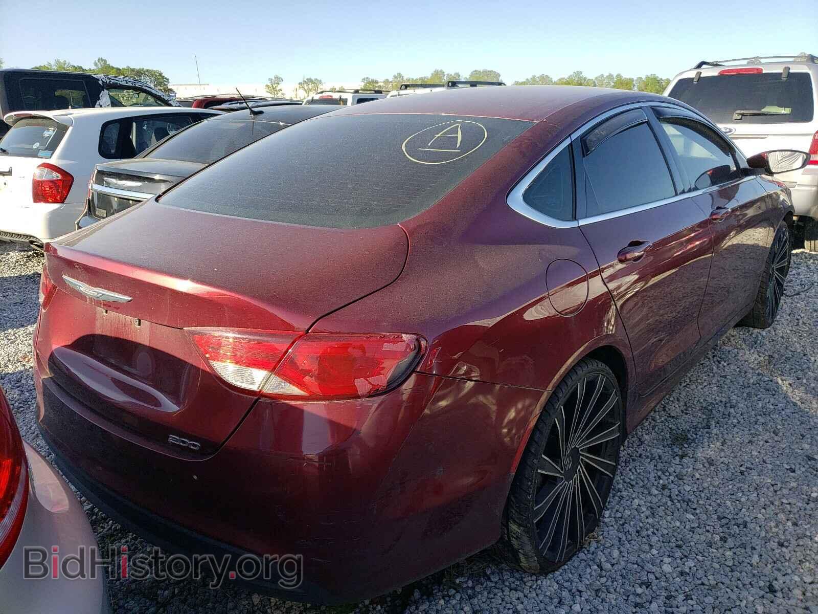 2015 CHRYSLER 200 - VIN: 1C3CCCFB8FN597199 - Фото 4