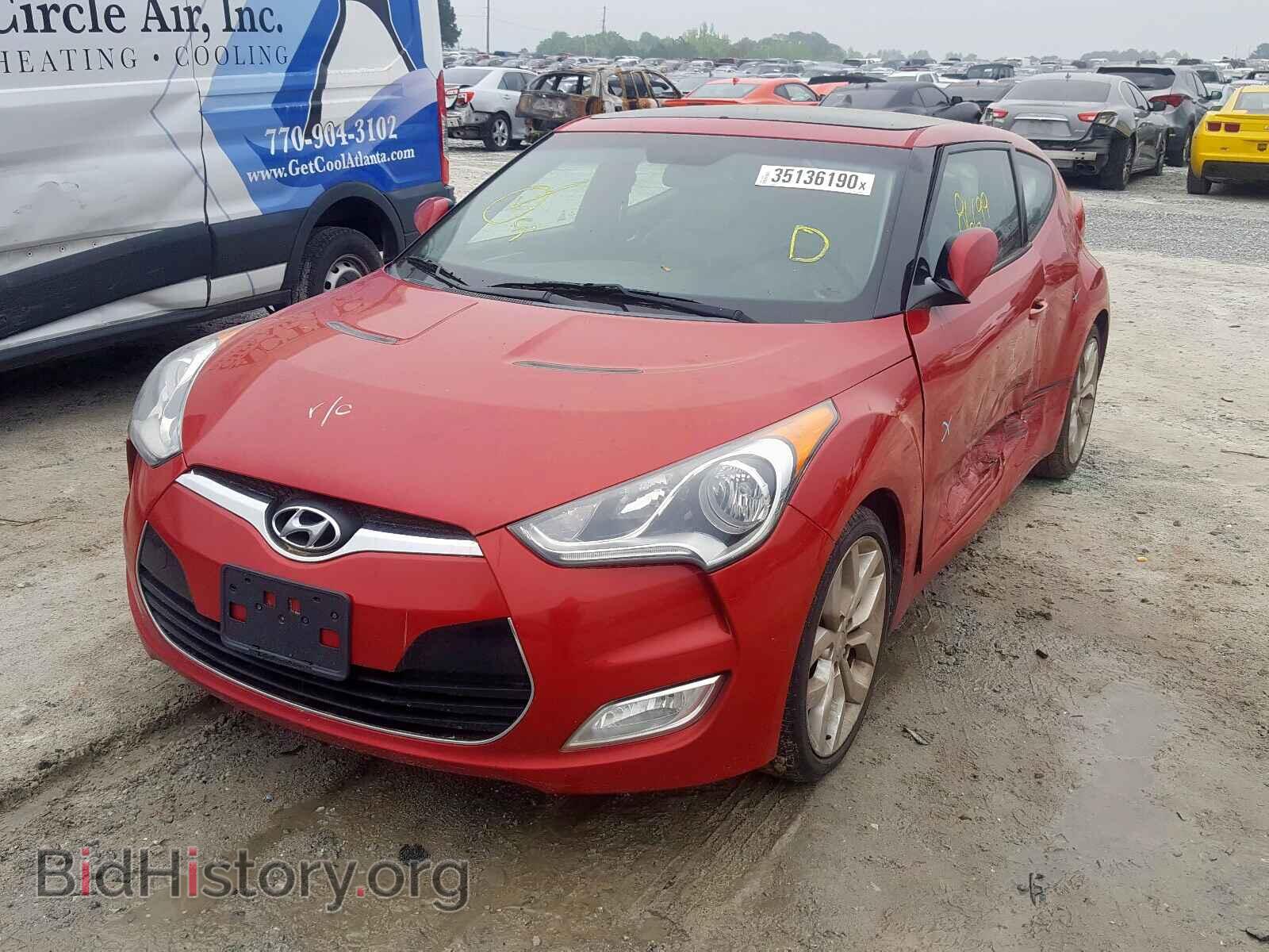 2012 HYUNDAI VELOSTER - VIN: KMHTC6AD2CU073176 - Фото 2