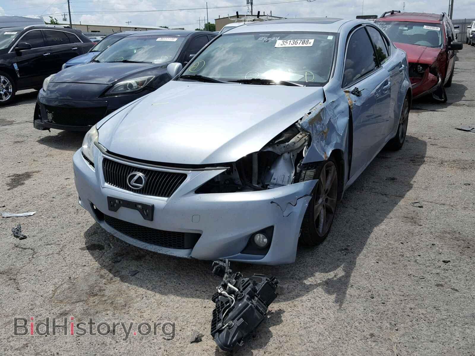 2012 LEXUS IS250 - VIN: JTHBF5C23C5162177 - Фото 2