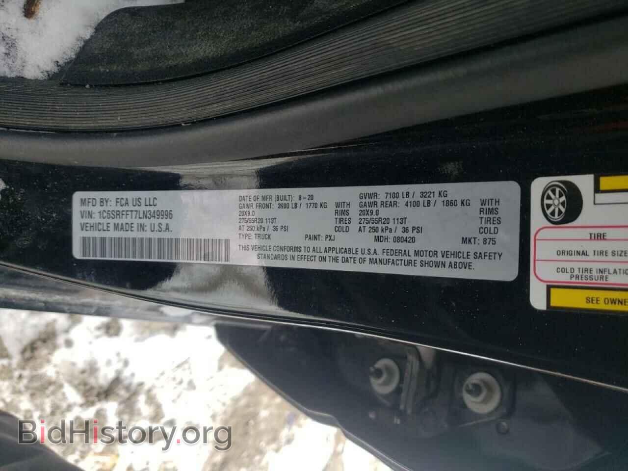 2020 RAM 1500 - VIN: 1C6SRFFT7LN349996 - Фото 10