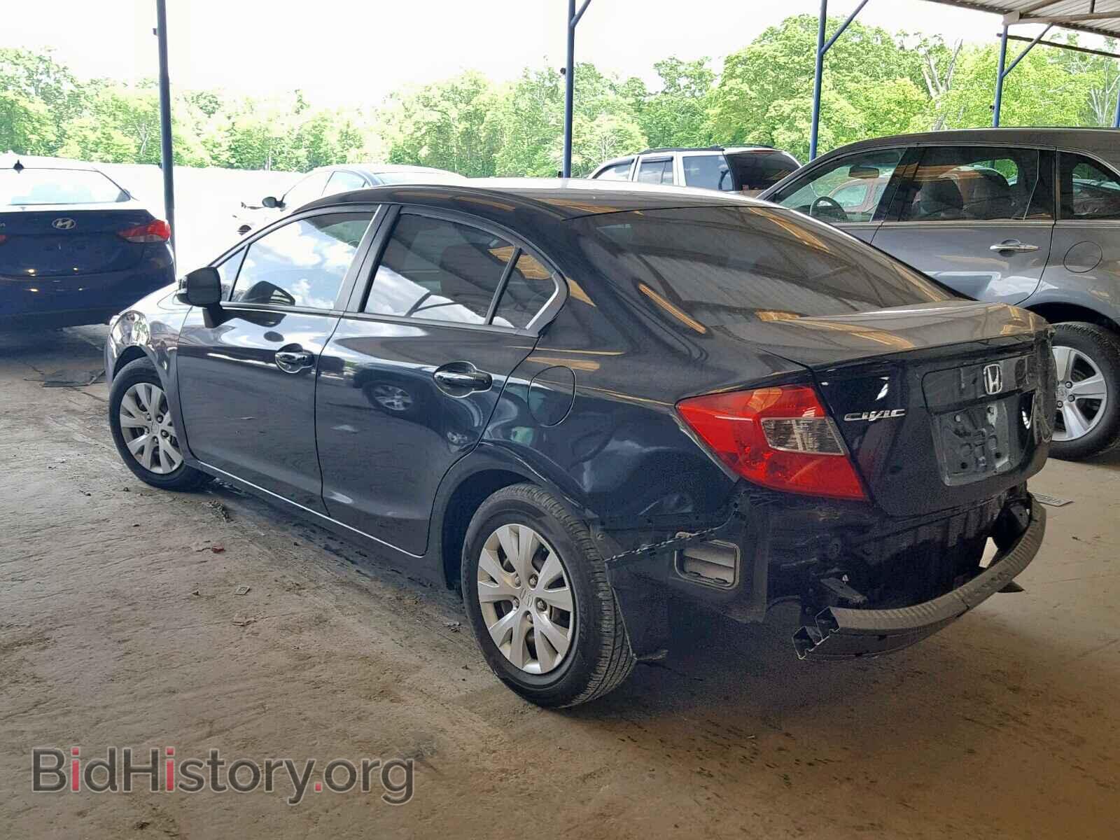 2012 HONDA CIVIC LX - VIN: 2HGFB2F55CH580284 - Фото 3
