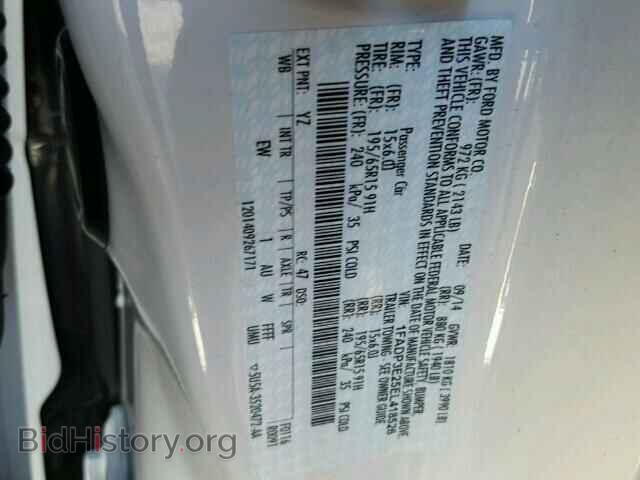 2014 FORD FOCUS - VIN: 1FADP3E25EL418526 - Фото 10