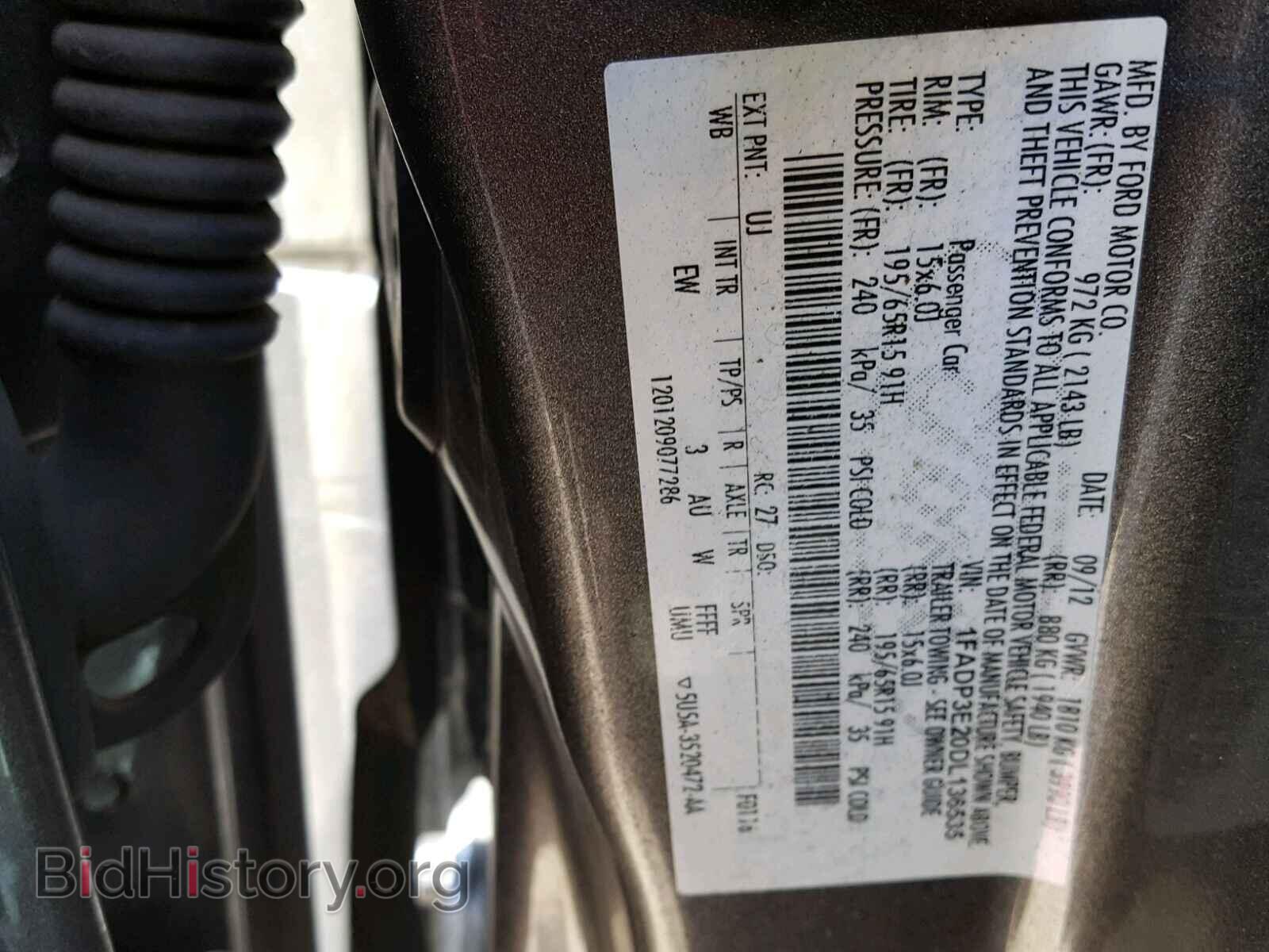 2013 FORD FOCUS - VIN: 1FADP3E20DL136535 - Фото 10