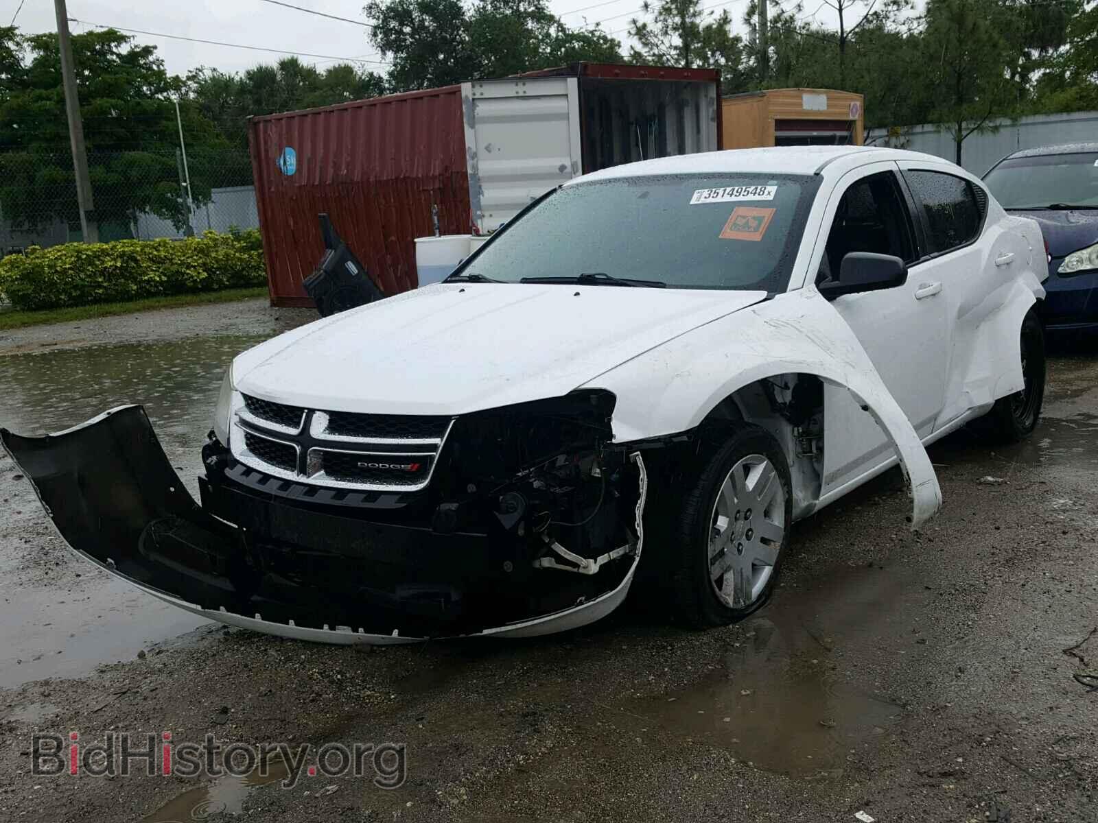 2012 DODGE AVENGER - VIN: 1C3CDZAB9CN269986 - Фото 2
