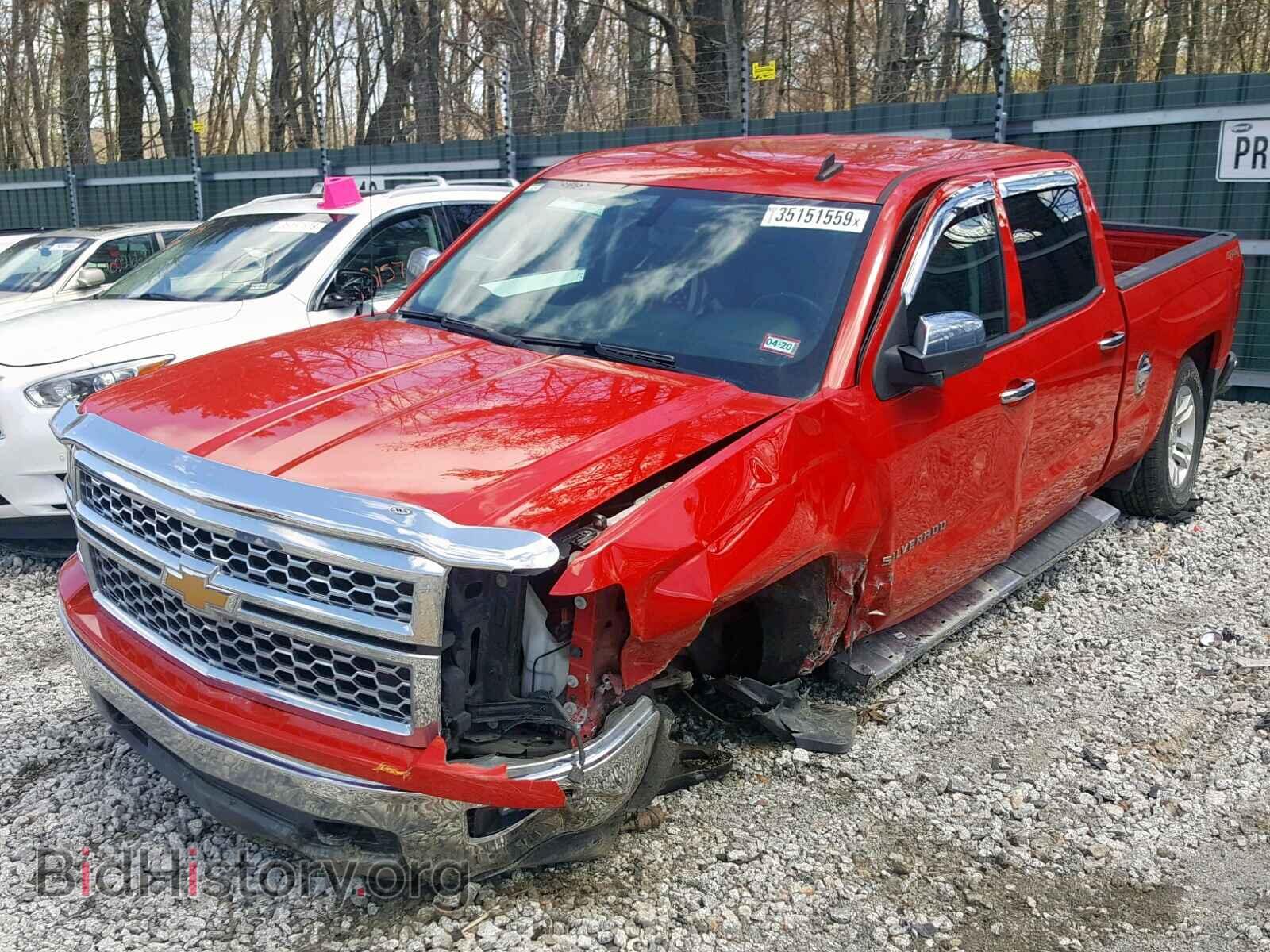 2014 CHEVROLET SILVERADO - VIN: 3GCUKREC9EG107165 - Фото 2
