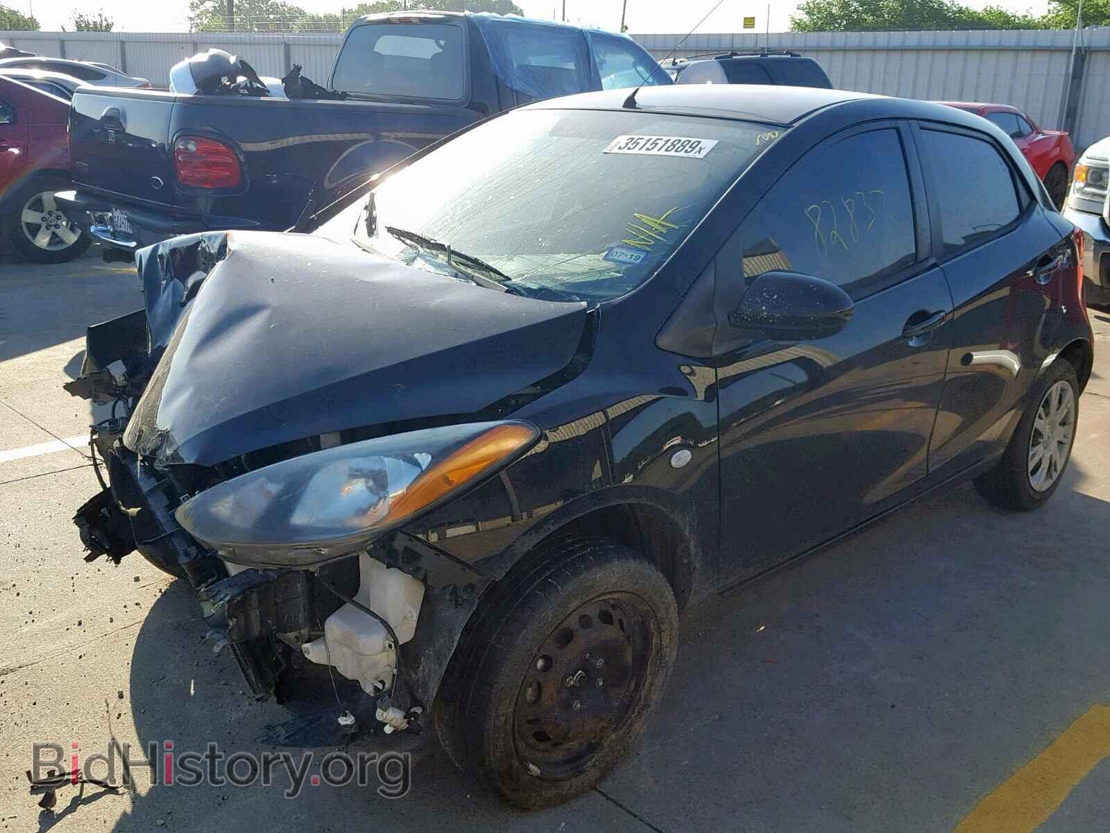 2013 MAZDA 2 - VIN: JM1DE1KY6D0167965 - Фото 2