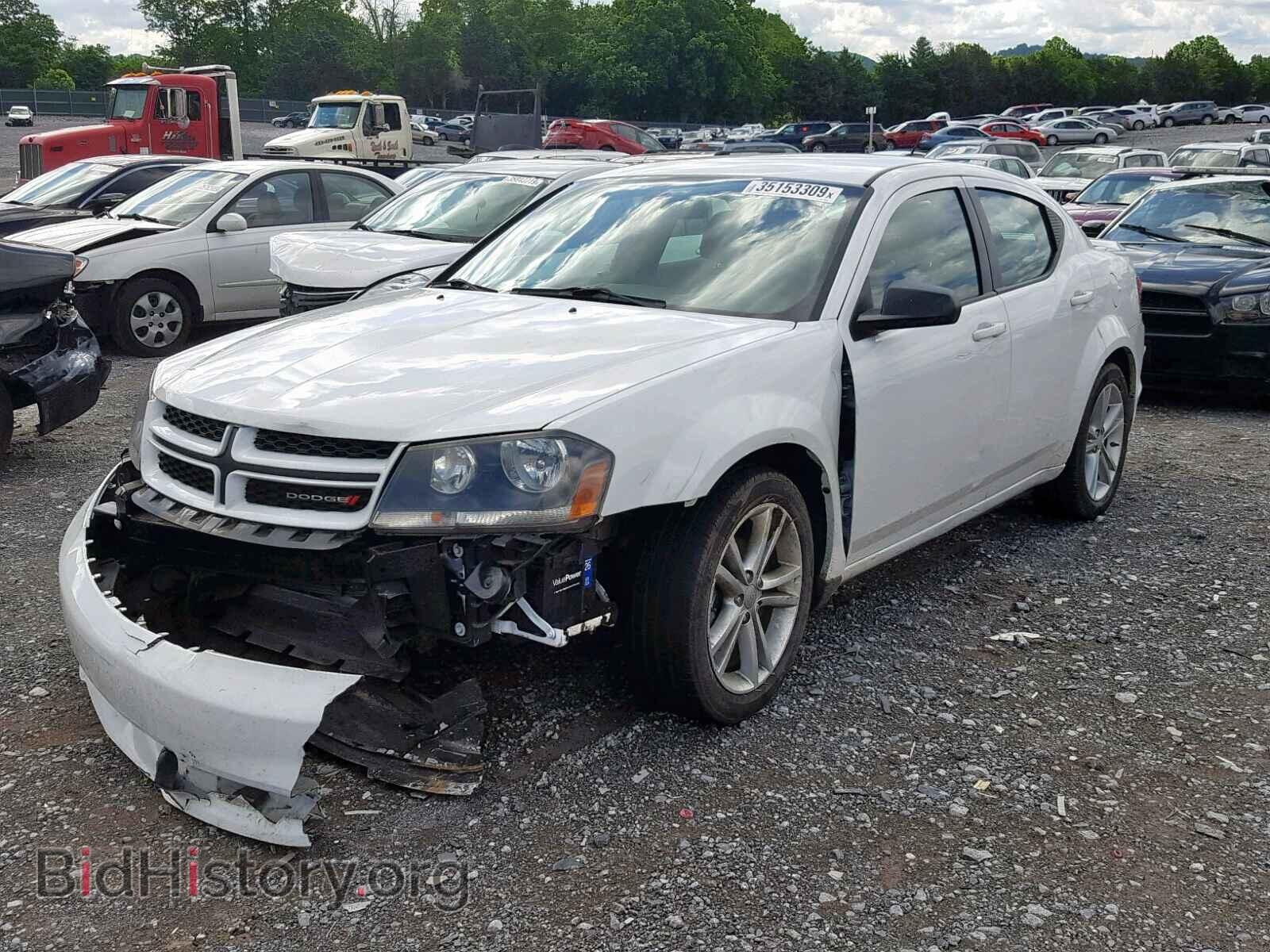 2014 DODGE AVENGER - VIN: 1C3CDZAG3EN140432 - Фото 2