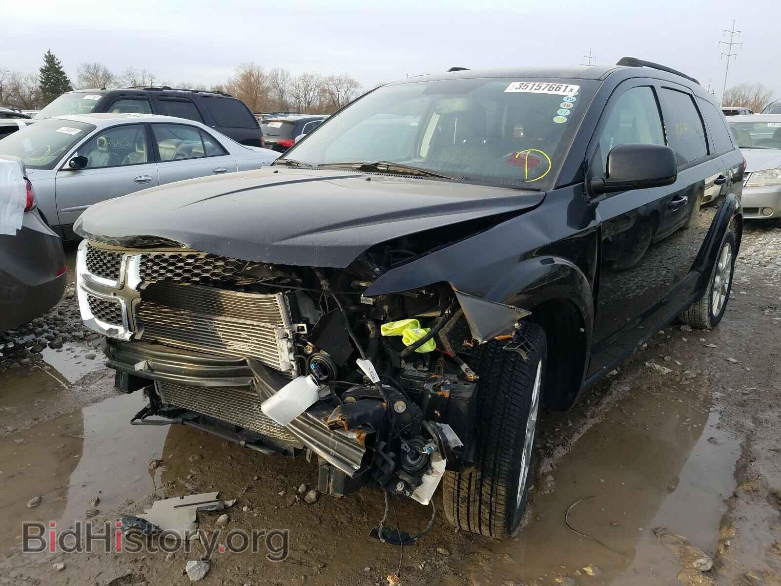 2014 DODGE JOURNEY - VIN: 3C4PDCBB5ET155981 - Фото 2