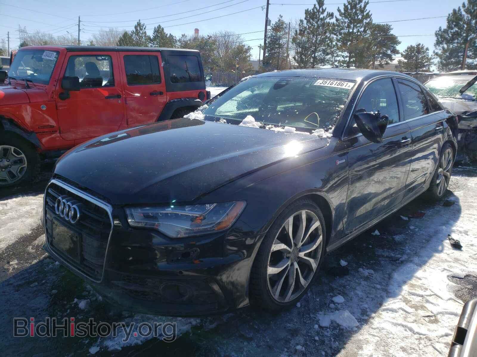 2013 AUDI A6 - VIN: WAUHGAFC8DN079610 - Фото 2