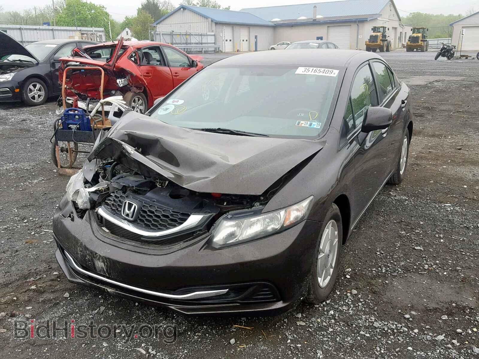 2013 HONDA CIVIC - VIN: 2HGFB2F67DH540427 - Фото 2