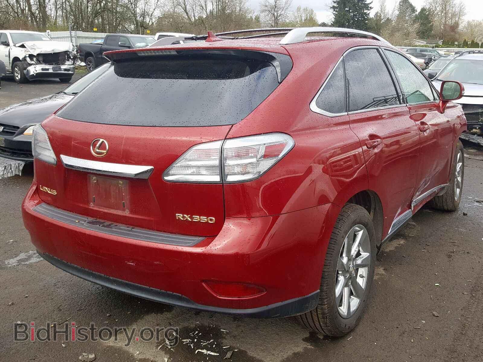 2010 LEXUS RX350 - VIN: 2T2BK1BA7AC065896 - Фото 4
