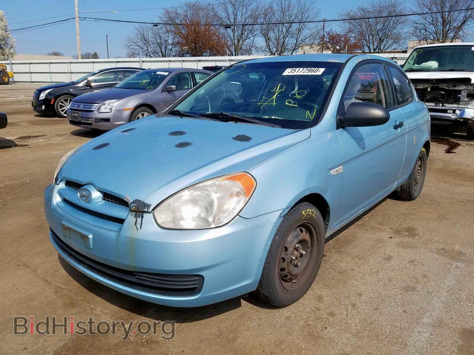 2008 HYUNDAI ACCENT - VIN: KMHCM36C88U065747 - Фото 2