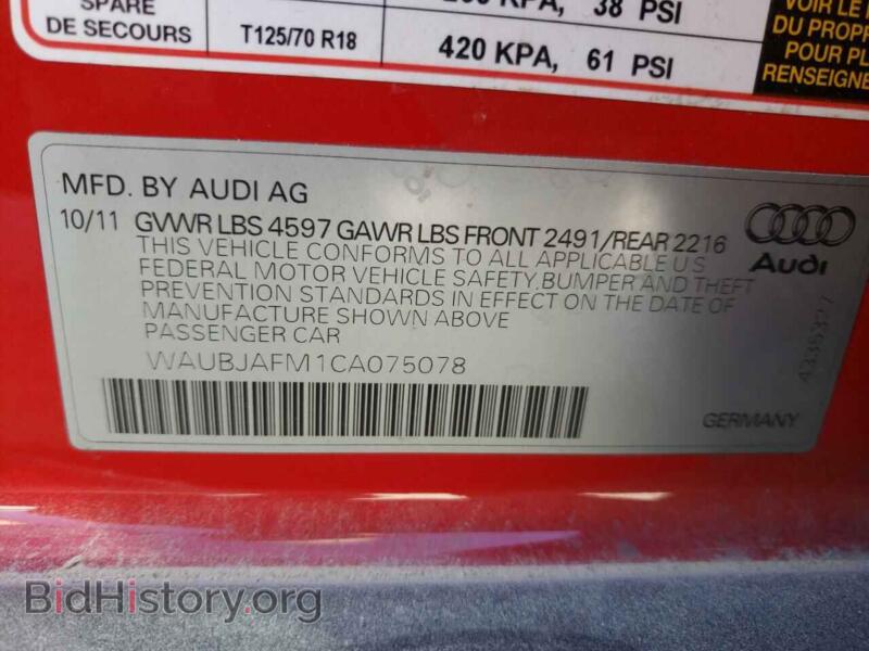 2012 Audi A3 (VIN WAUBJAFM1CA075078) — photo 10 of 10