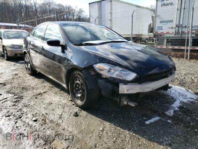 2014 Dodge DART Dart SE, черный — VIN 1C3CDFAA8ED868912, Copart