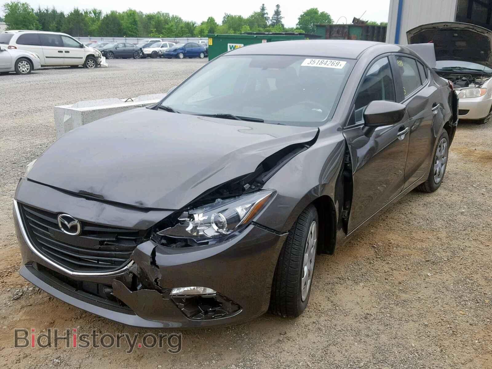 2014 MAZDA 3 - VIN: JM1BM1U79E1160244 - Фото 2