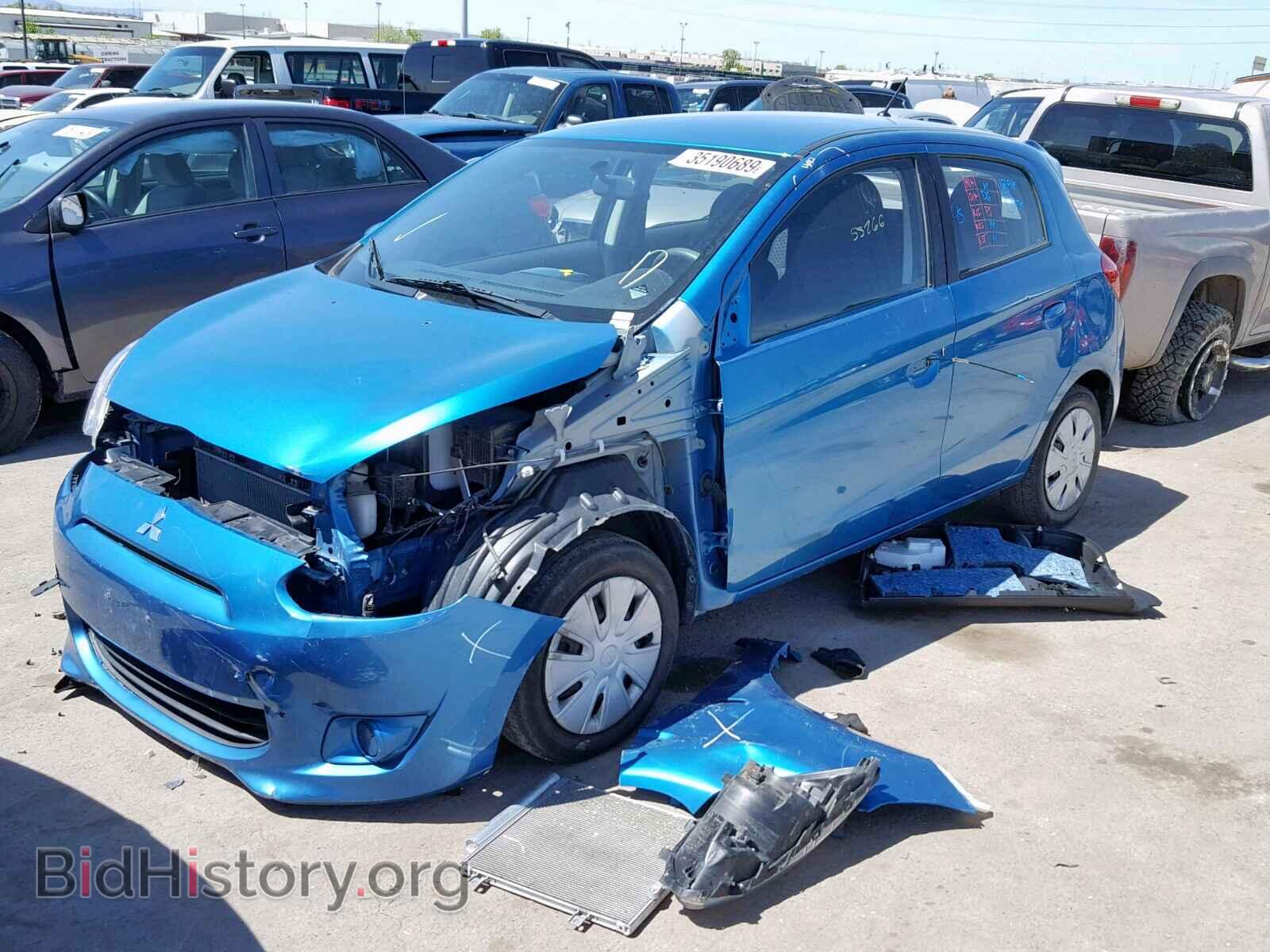 2015 MITSUBISHI MIRAGE - VIN: ML32A3HJ9FH045360 - Фото 2
