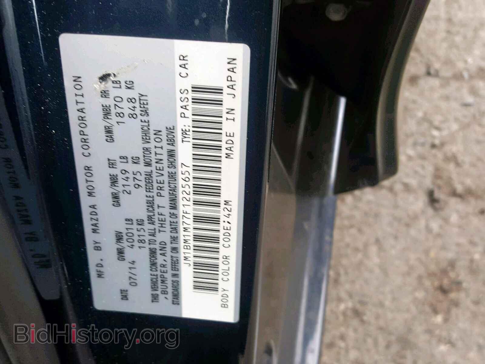 2015 MAZDA 3 - VIN: JM1BM1M77F1225657 - Фото 10