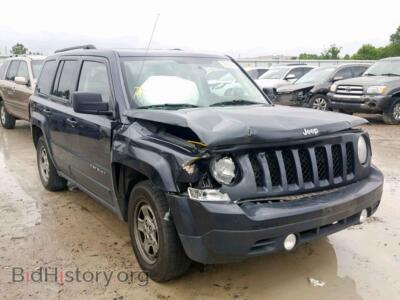 2014 Jeep PATRIOT SP, синий — VIN 1C4NJPBA3ED881133, Copart