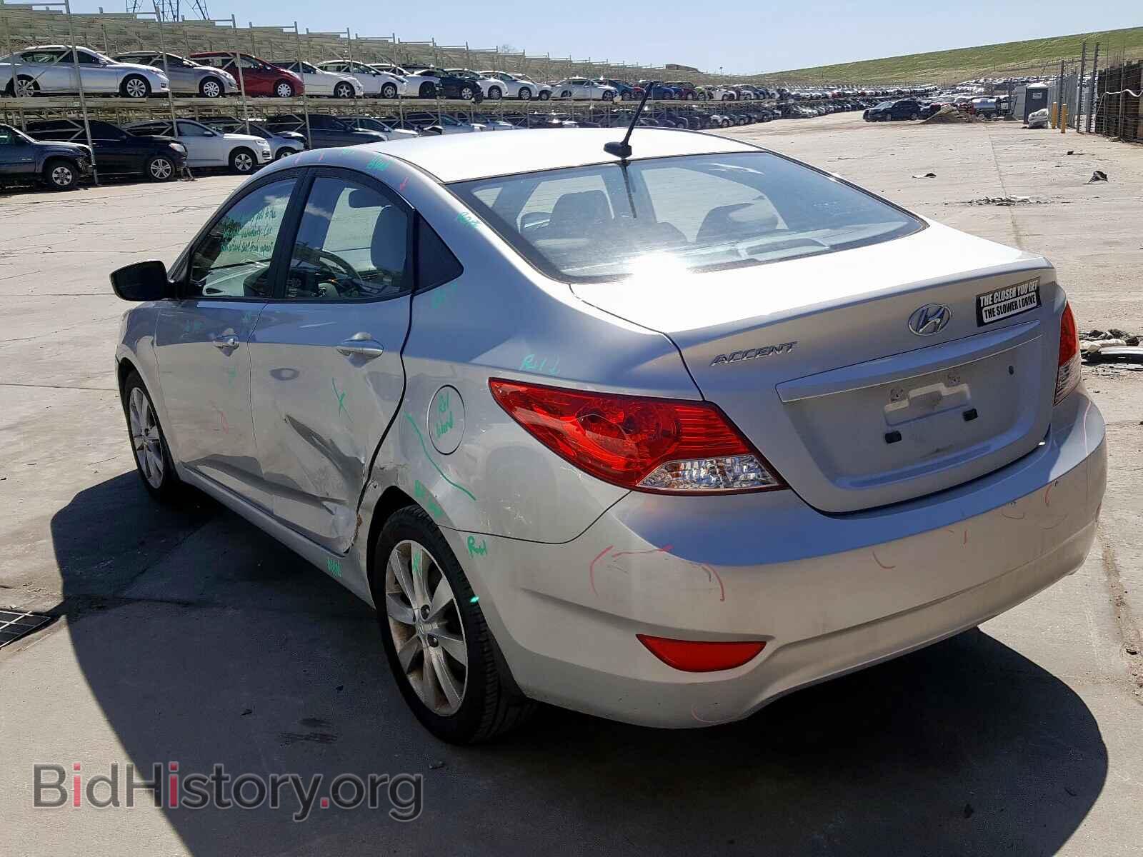 2013 HYUNDAI ACCENT - VIN: KMHCU4AE5DU430846 - Фото 3