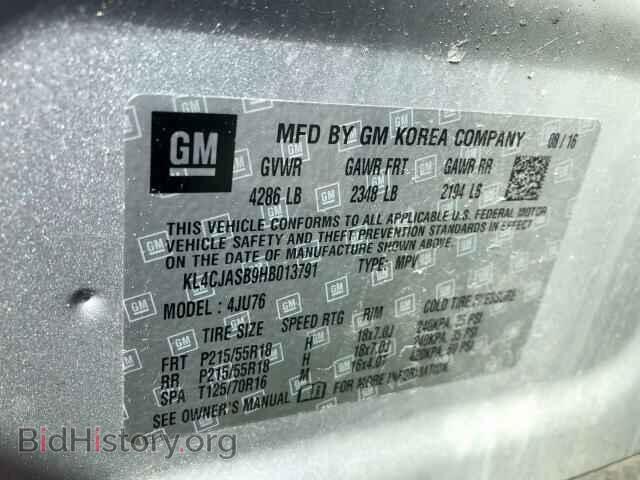 2017 BUICK ENCORE PRE - VIN: KL4CJASB9HB013791 - Фото 10
