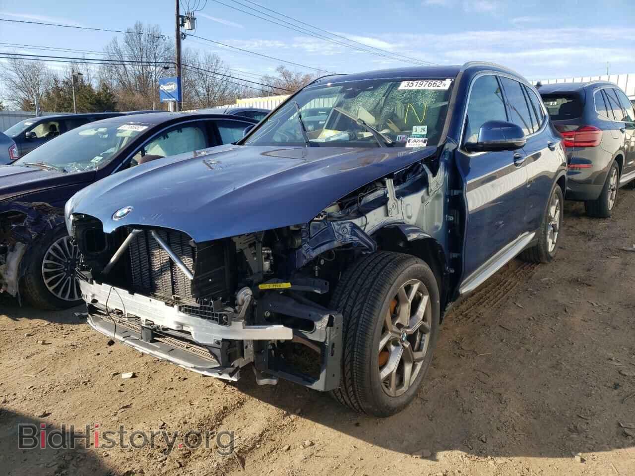 2021 BMW X3 - VIN: 5UXTY5C08M9E56068 - Фото 2