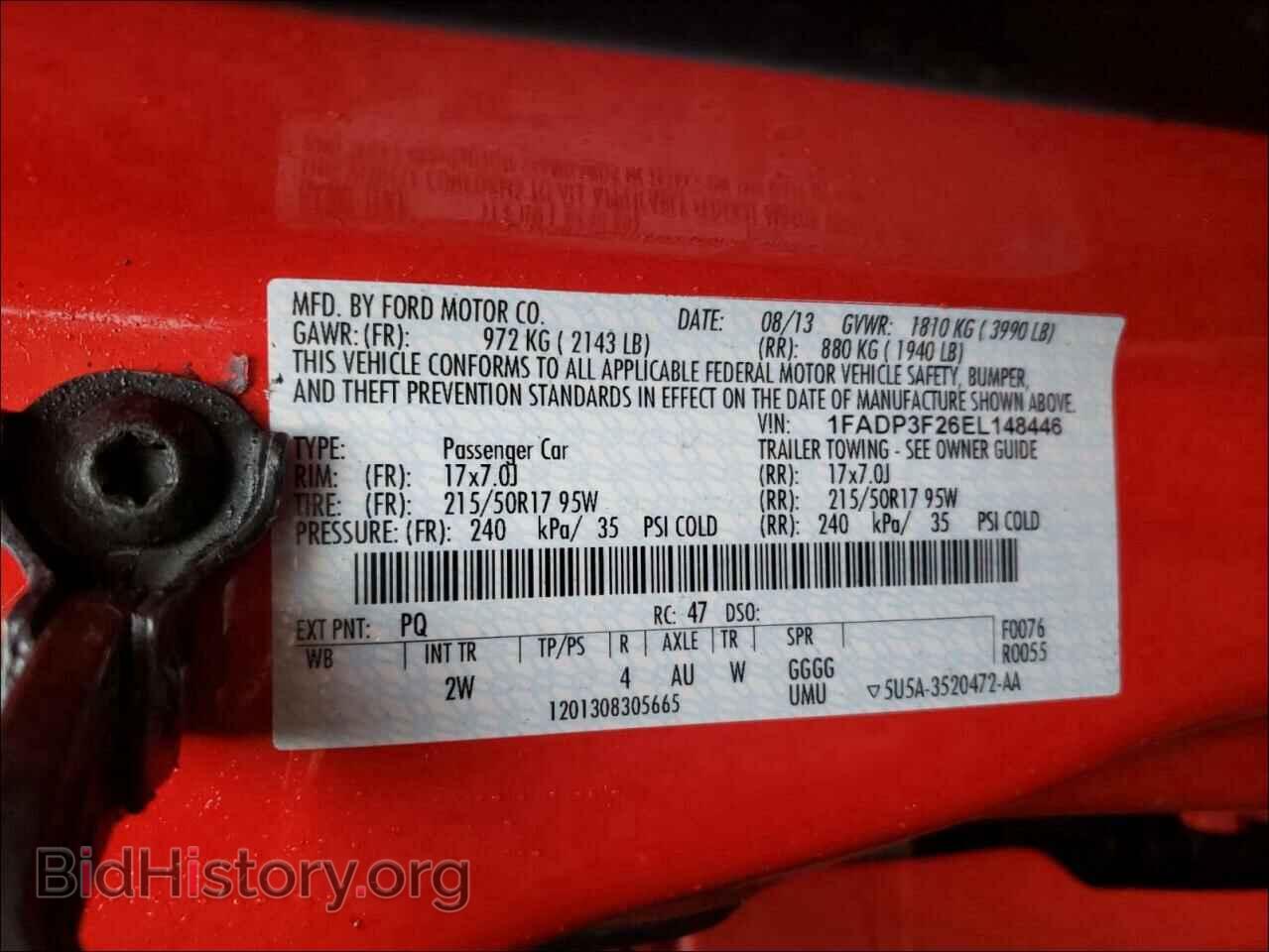 2014 FORD FOCUS - VIN: 1FADP3F26EL148446 - Photo 10