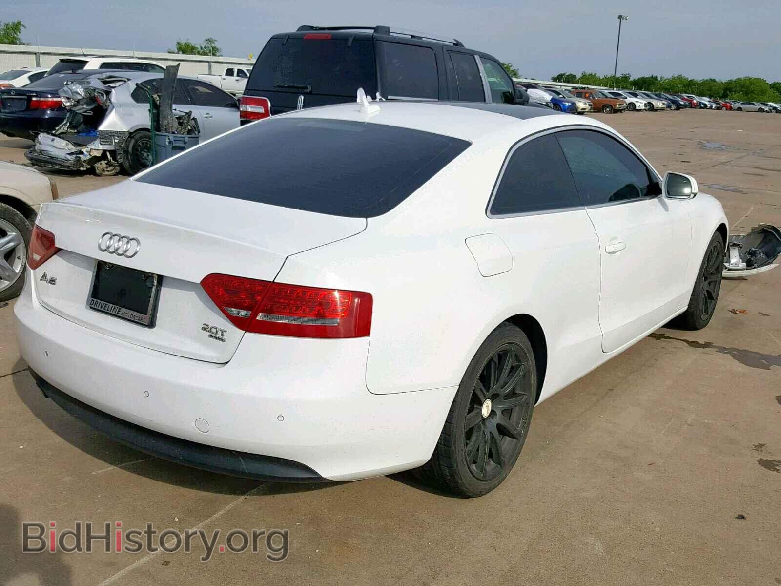 2012 AUDI A5 - VIN: WAUVFAFR8CA004986 - Photo 4