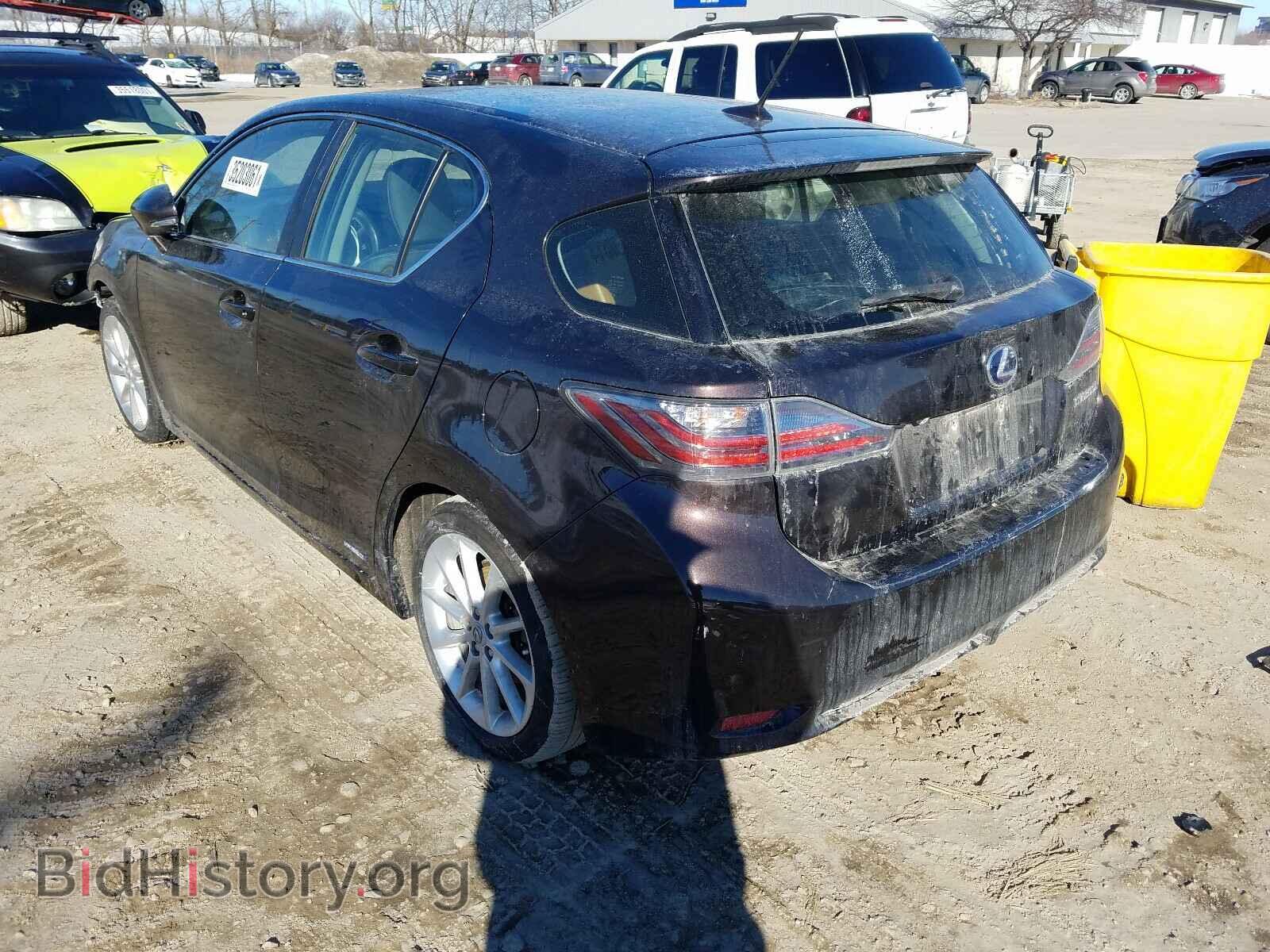 2011 LEXUS CT 200 - VIN: JTHKD5BH5B2040884 - Фото 3