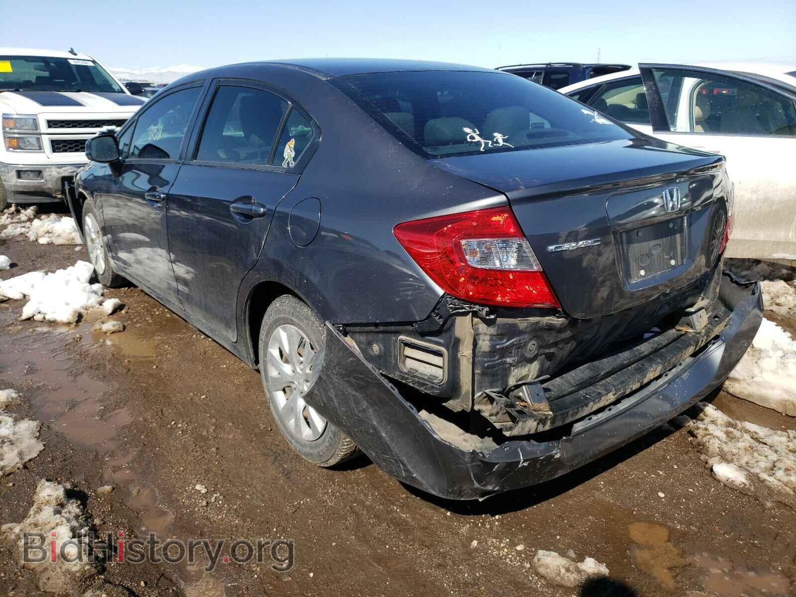 2012 HONDA CIVIC - VIN: 2HGFB2F55CH557216 - Фото 3