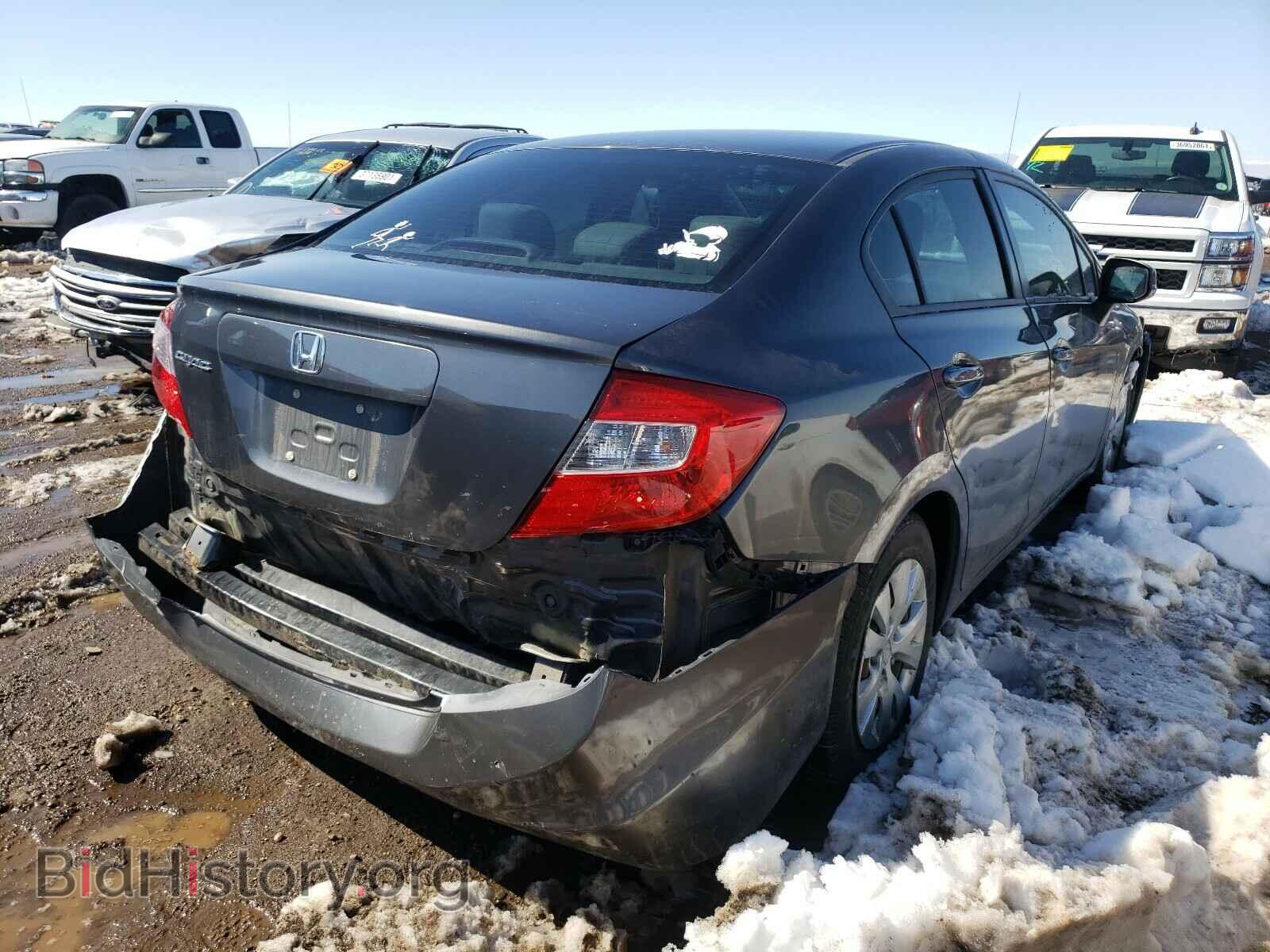 2012 HONDA CIVIC - VIN: 2HGFB2F55CH557216 - Фото 4