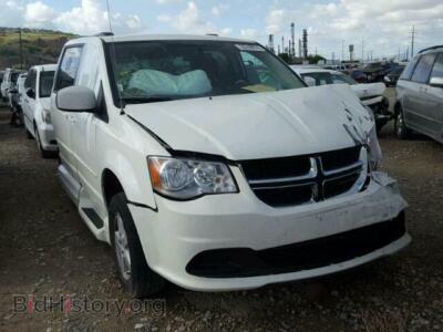 2013 Dodge CARAVAN Grand Cara, white — VIN 2C4RDGCG3DR552049, Copart