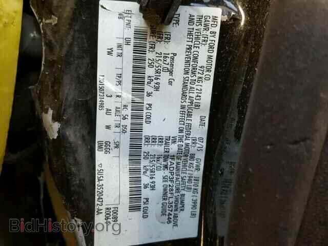 2015 FORD FOCUS - VIN: 1FADP3F28FL357446 - Фото 10