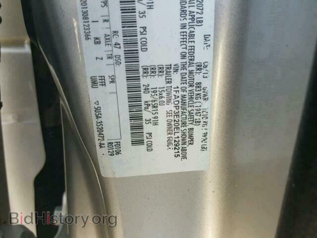 2014 FORD FOCUS - VIN: 1FADP3E20EL129215 - Фото 10