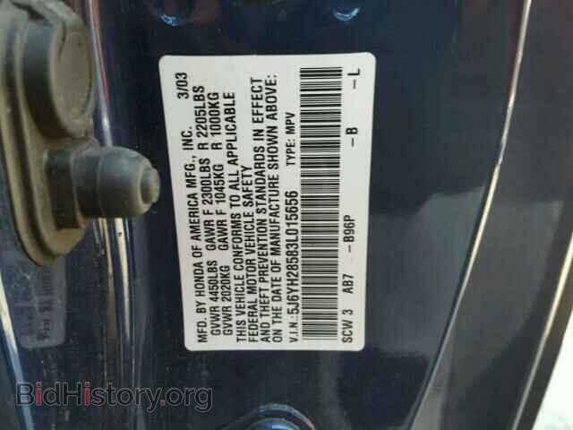 2003 HONDA ELEMENT - VIN: 5J6YH28583L015656 - Фото 10