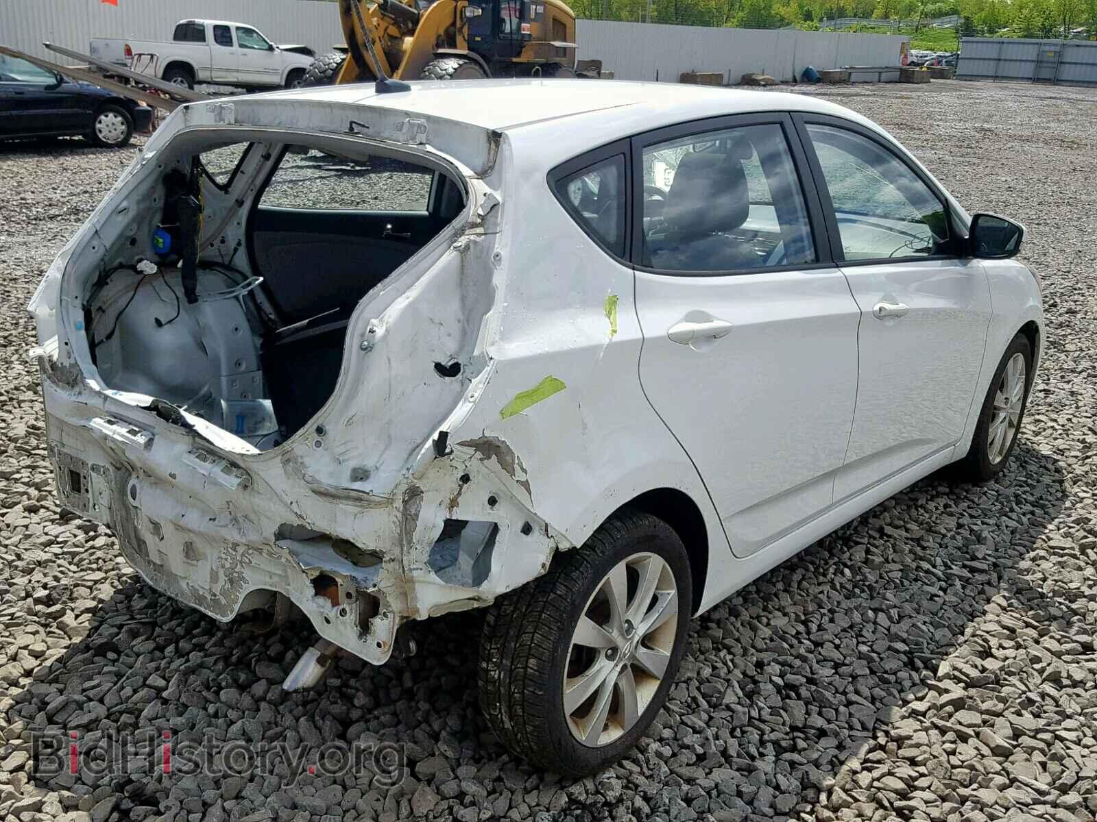 2013 HYUNDAI ACCENT - VIN: KMHCU5AE1DU137192 - Фото 4