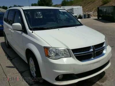 2011 Dodge CARAVAN Grand Crew, белый — VIN 2D4RN5DG5BR751474, Copart