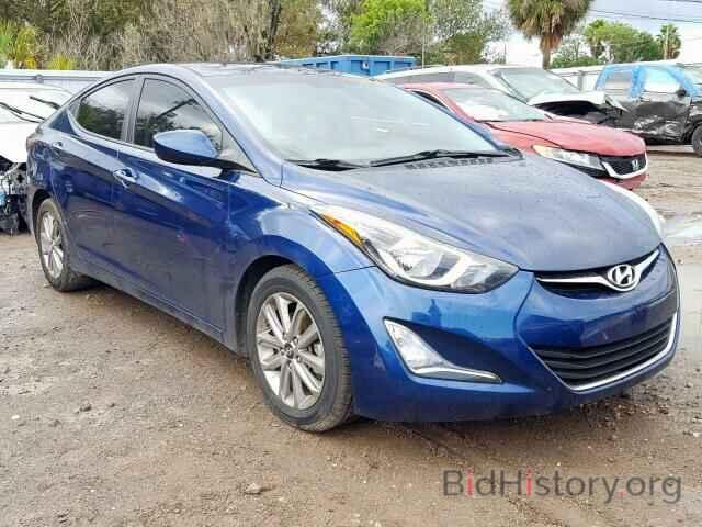 Photo 5NPDH4AE6GH656521 - HYUNDAI ELANTRA 2016