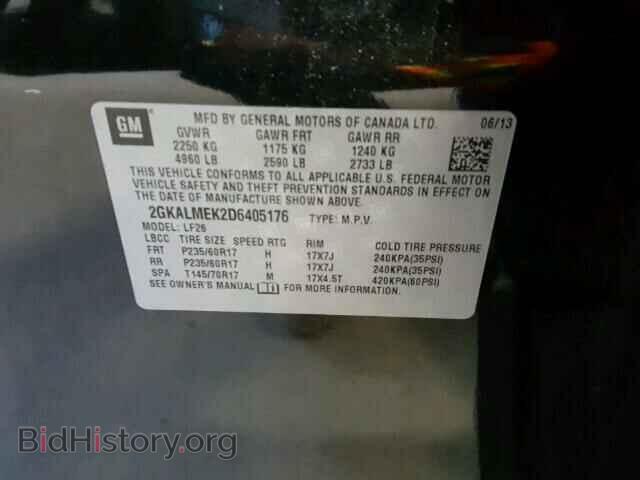 2013 GMC TERRAIN - VIN: 2GKALMEK2D6405176 - Photo 10