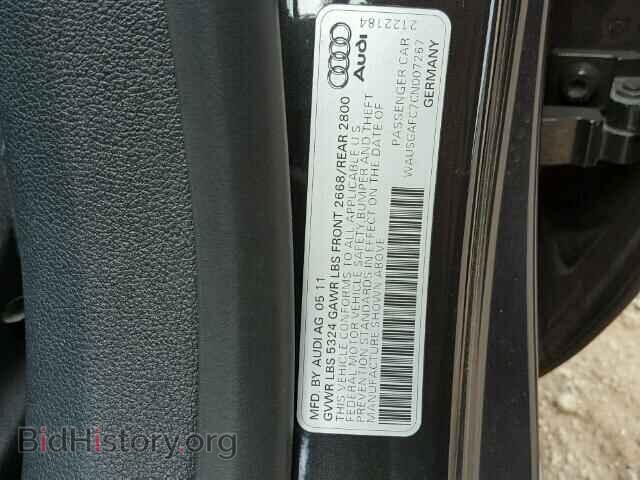 2012 AUDI A7 - VIN: WAUSGAFC7CN007267 - Фото 10