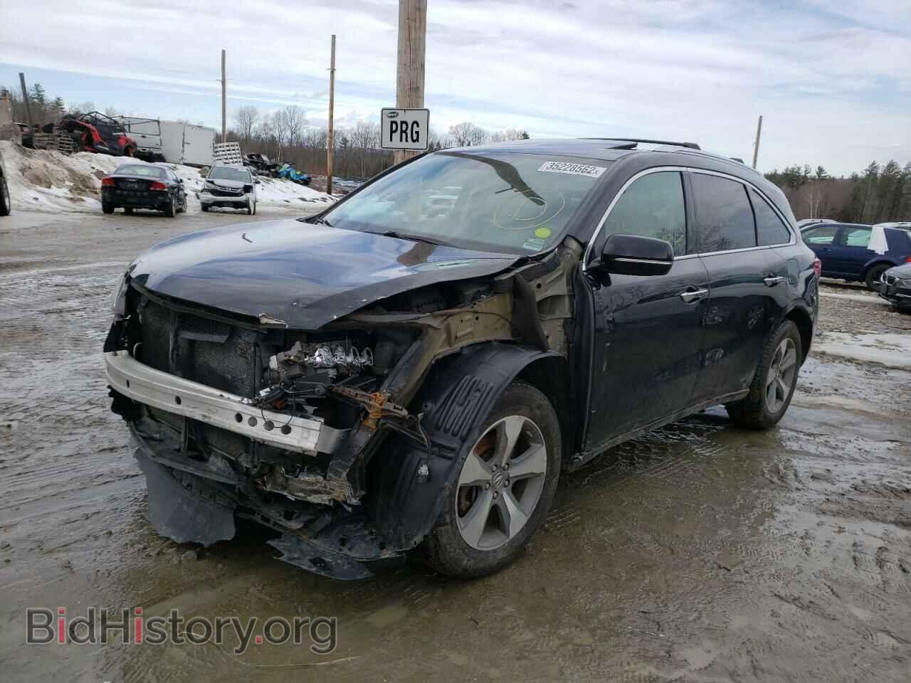 2014 ACURA MDX - VIN: 5FRYD4H23EB021954 - Фото 2